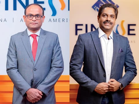 From left: Sunil Paul, Co-Founder & Managing Director, and Eljo Jp, CBO & Director, Finesse