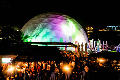 Barasti is the go-to spot for fans looking to catch the match in a buzzing atmosphere.