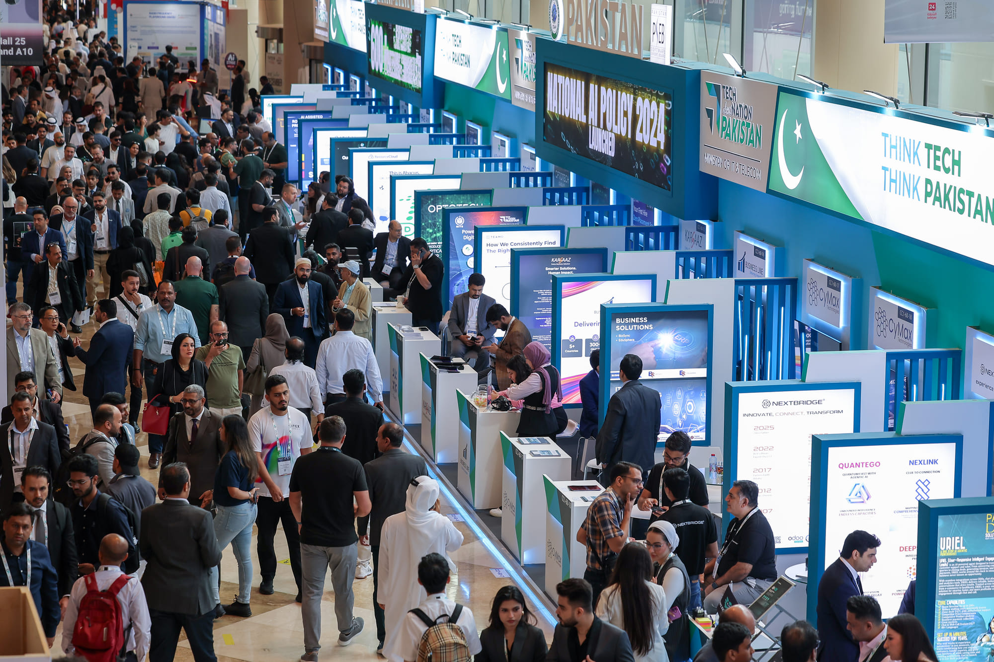 Visitors at the Gitex Global 2025 at Dubai World Trade Centre. 