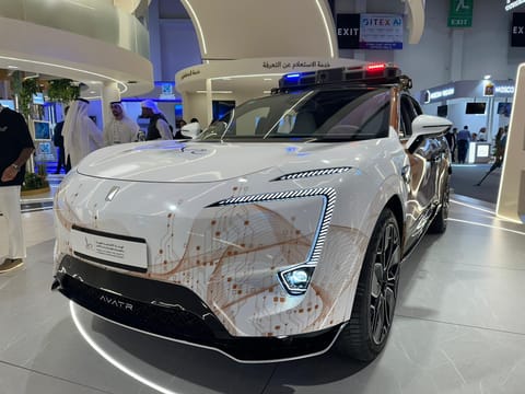 UAE's smart inspection car can spot visa violators