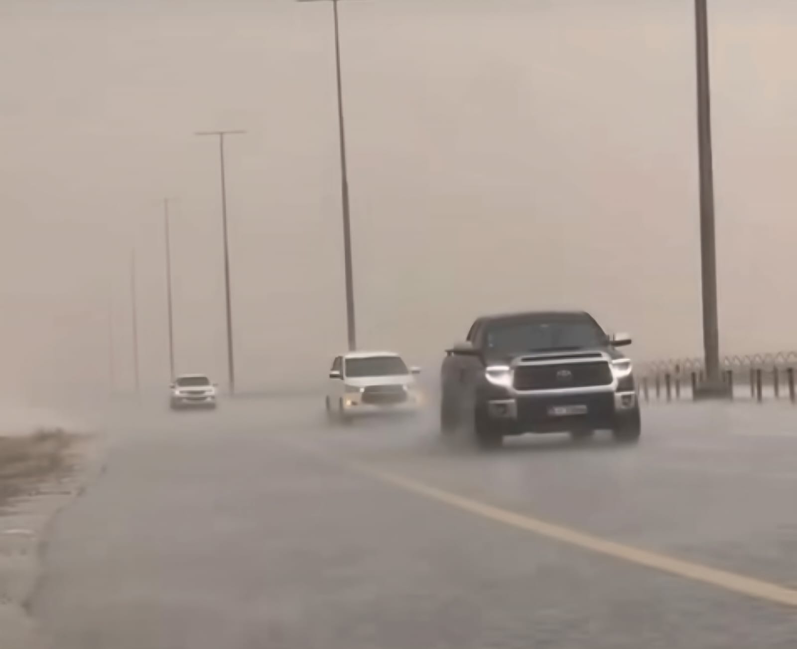 Motorists are urged to reduce speeds, maintain adequate safe distances between vehicles and avoid distractions while driving