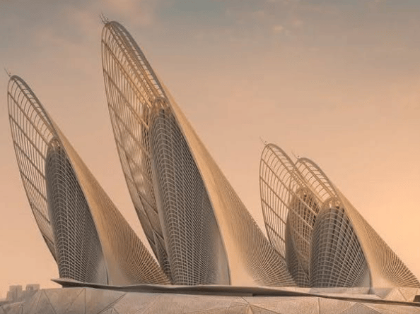 The Zayed National Museum in Abu Dhabi