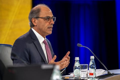 File photo of Jihad Azour, director of Middle East and Central Asia at the International Monetary Fund.