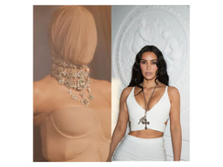 Kim Kardashian goes 'face-less' for Academy Museum Gala