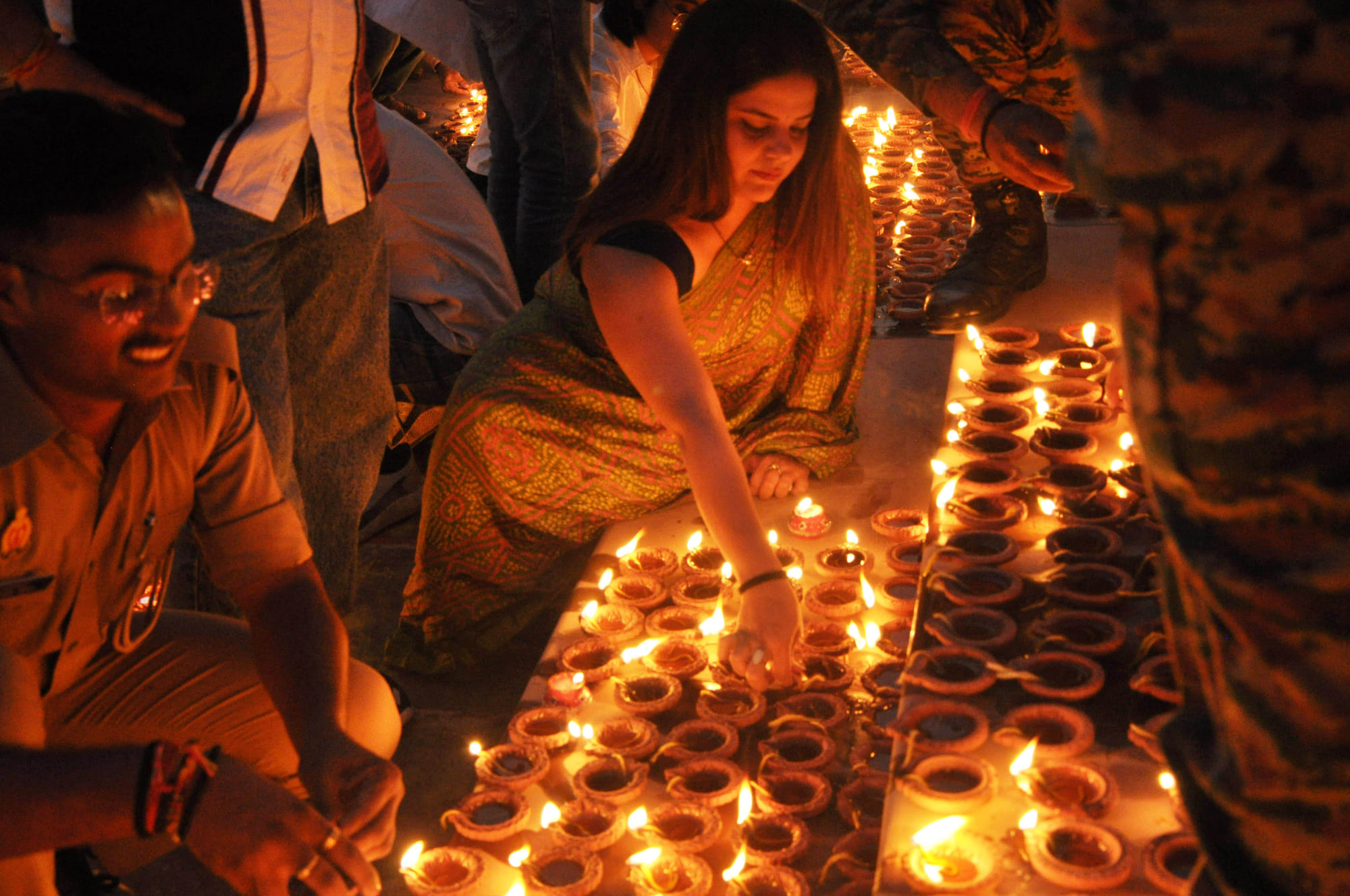 Bright lamps and glowing smiles define Diwali celebrations, as families gather to light diyas, exchange sweets, and share festive cheer from India to the UAE and beyond. 