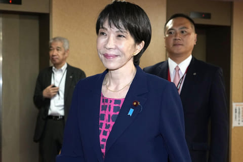 Sanae Takaichi, the newly-elected Prime Minister of Japan.