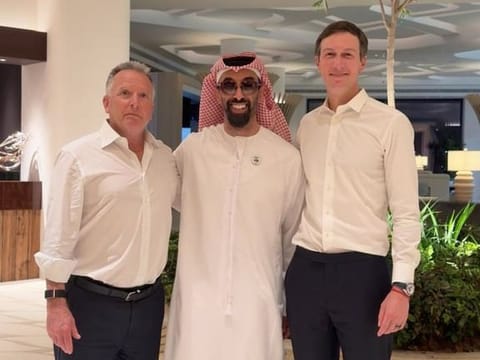 Tahnoon bin Zayed meets Witkoff and Kushner.