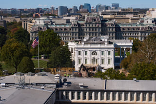 Photos of the White House's East Wing, then and now