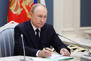 Putin directs drills of Russian nuclear forces as his summit with Trump is put on hold