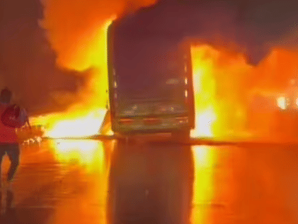 Blaze on the road