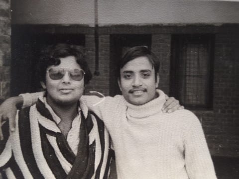 Pandey with Billy at St Stephen's