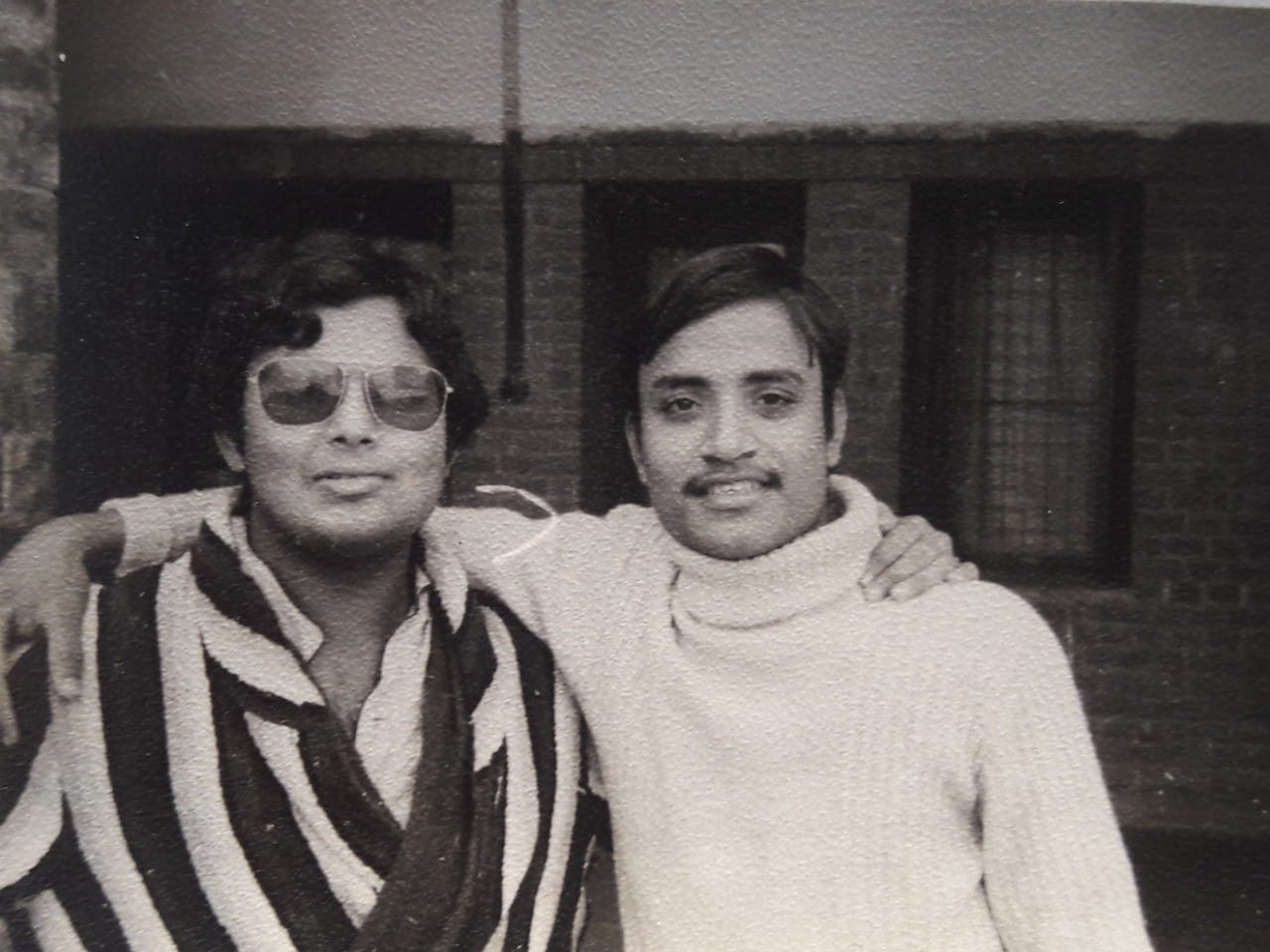 Pandey with Billy at St Stephan's 