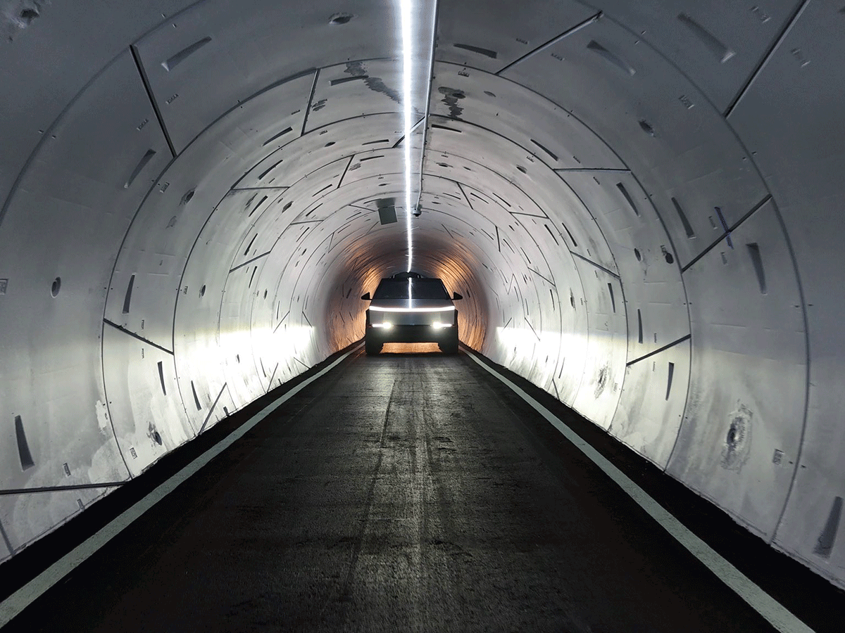 File photo of Cybertunnel at Giga Texas. 