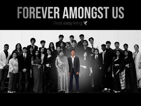 A visual tribute to Vaishnav Krishnakumar (centre) created by his friend Ibrahim Sheraz.