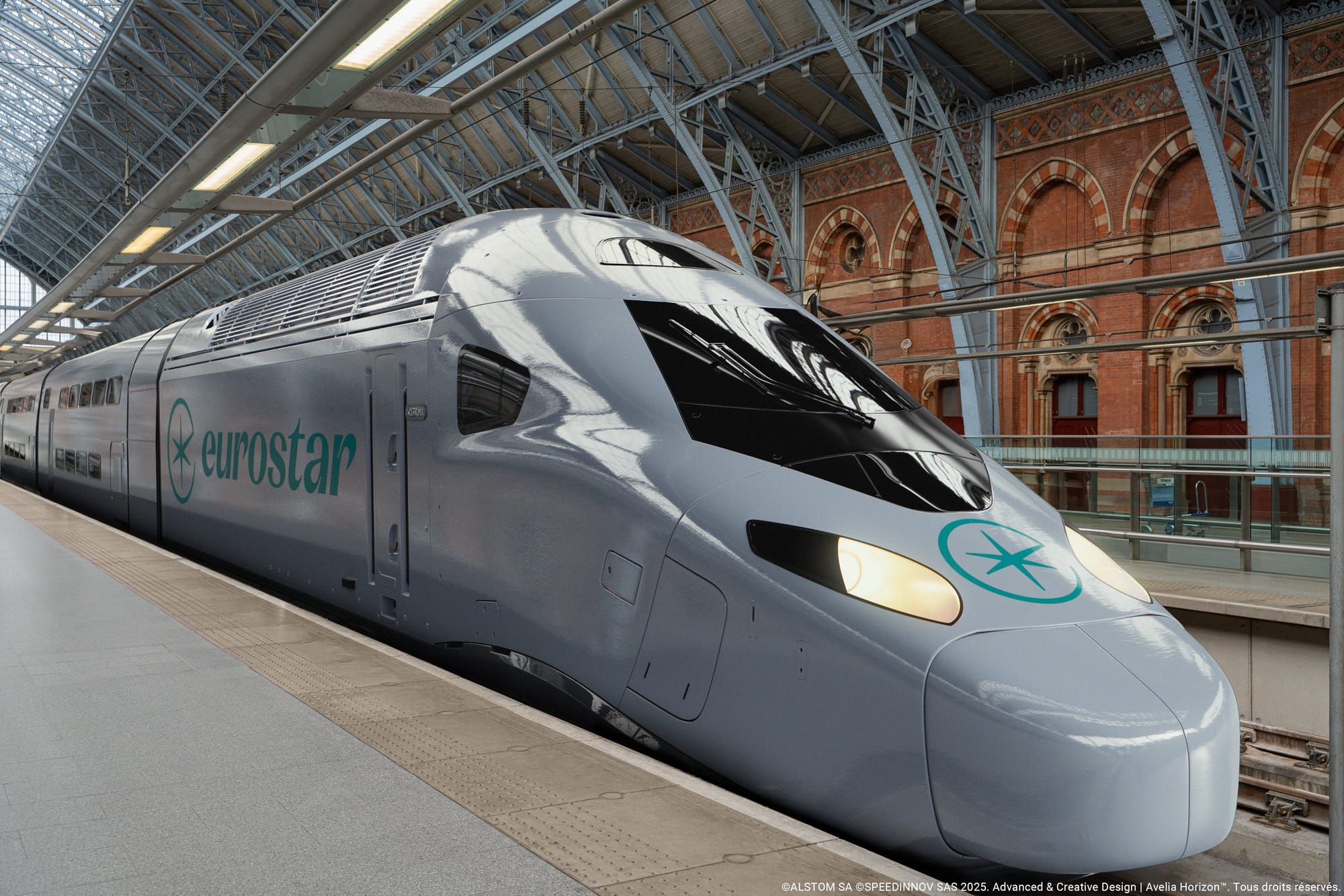 Eurostar has placed a €2-billion ($2.32 billion) order with French manufacturer Alstom for 30 new Avelia Horizon high-speed train sets, with an option for 20 additional units. 
