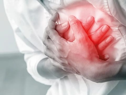 The beating heart surgery helped save the expat with three of his major heart arteries severely blocked with two completely clogged along their entire lengths.