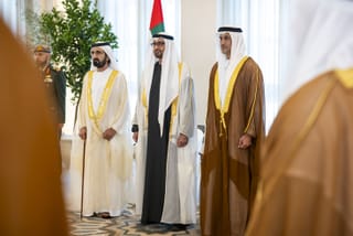 Three ministers take their constitutional oaths to office before UAE President 