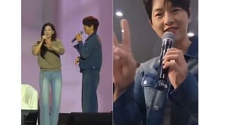 Song Joong-ki and Kim Ji-won have a sweet Descendants of the Sun reunion at fan meet: ‘No amount of hate…