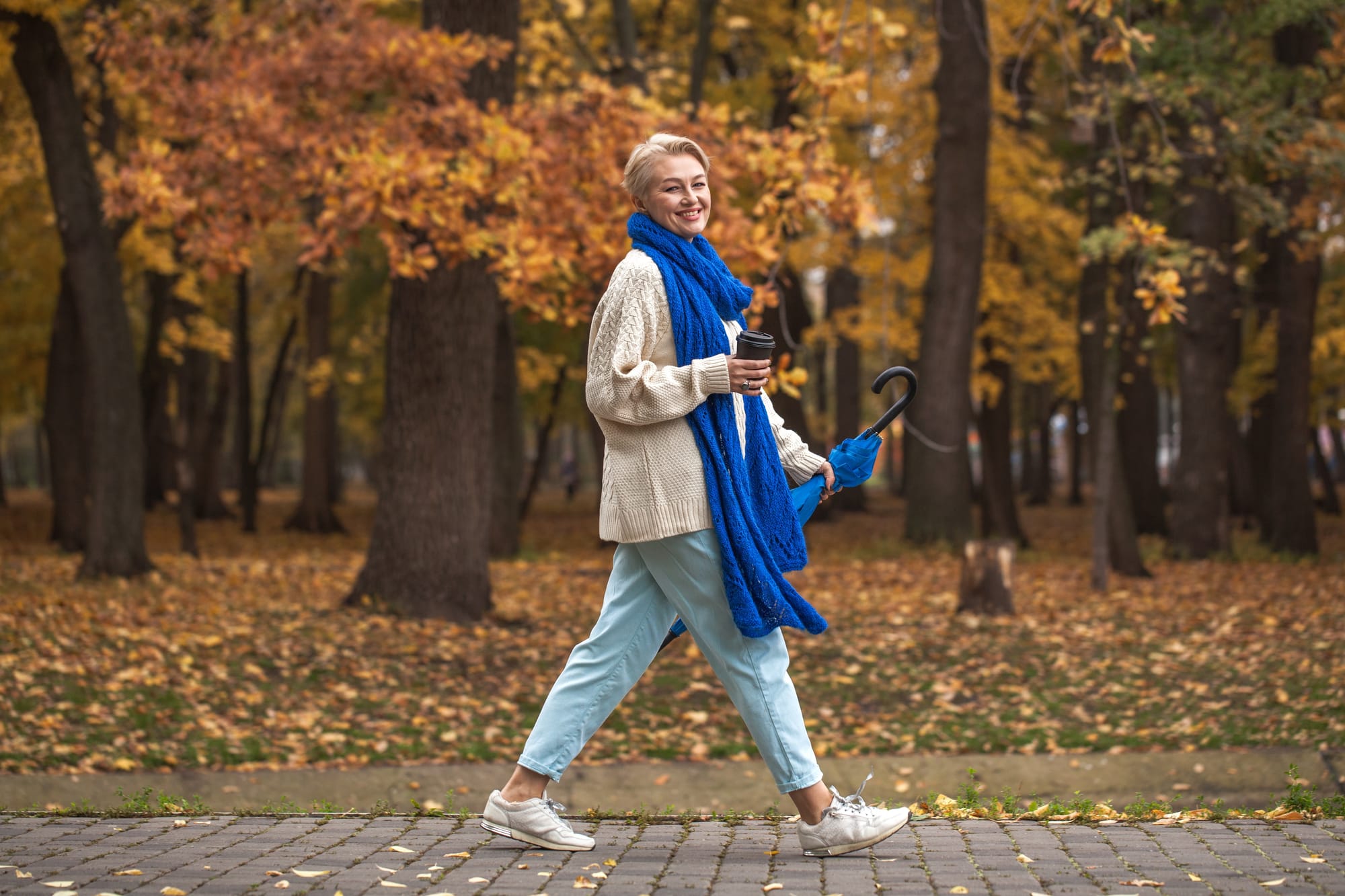 Woman walking