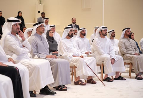 Sheikh Mohammed during the launch of 'Volunteering and Community Engagement Ecosystem'