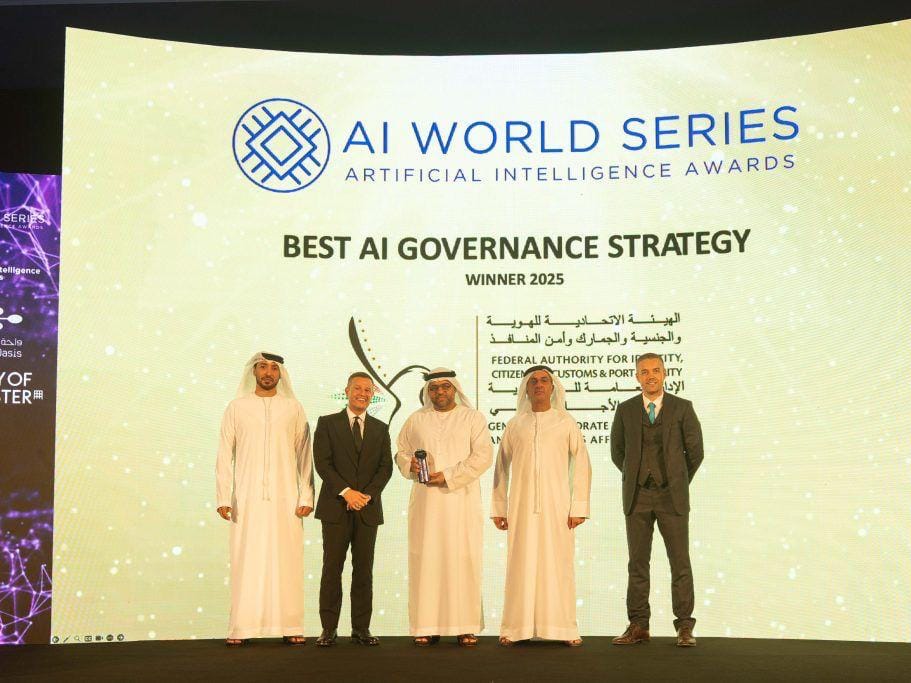 Dubai's GDRFA wins award for AI governance excellence