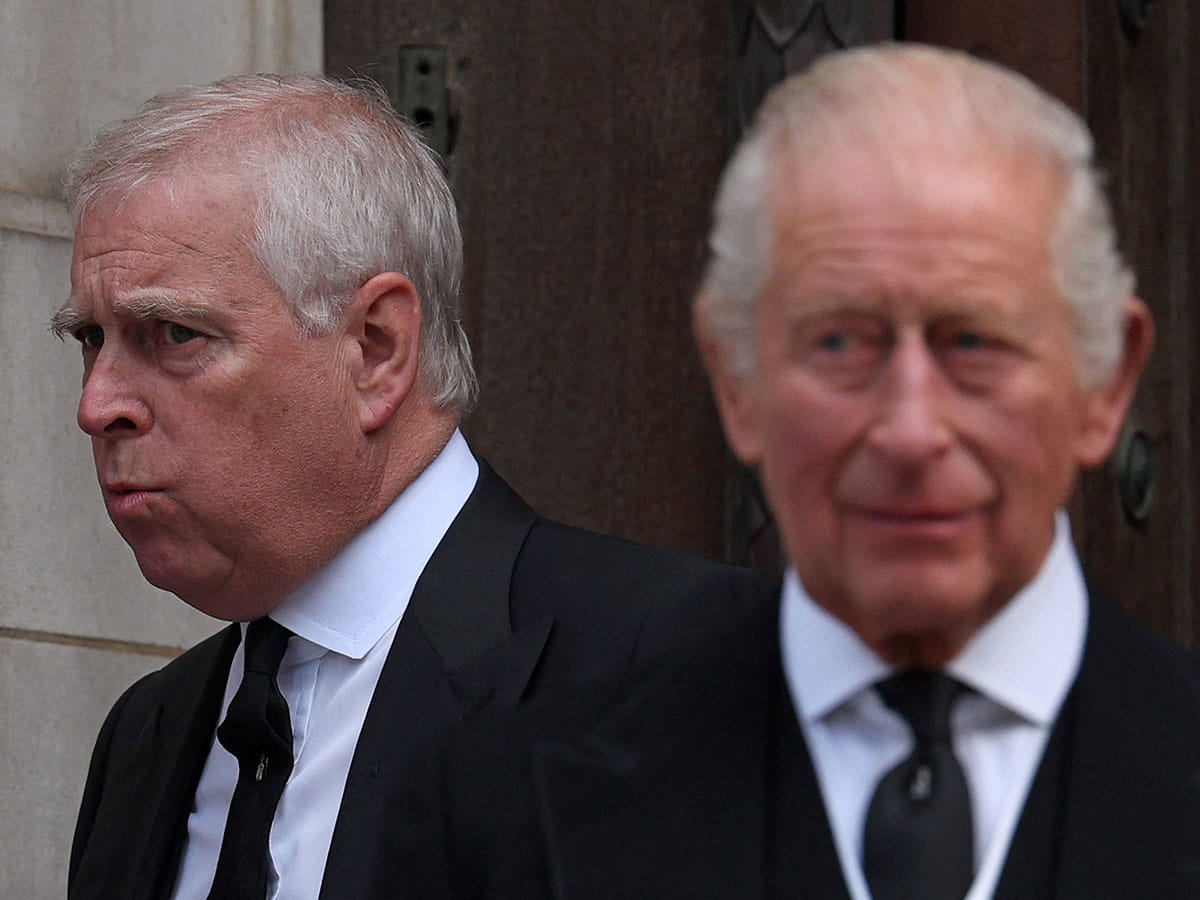 King Charles will strip his younger brother Andrew of his royal titles and long-term residence on the Windsor estate, the palace said in a statement on Thursday.