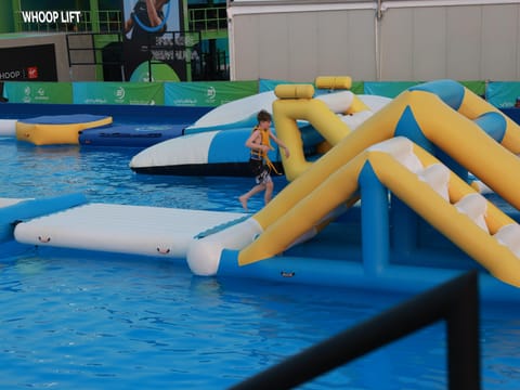 Range of experiences at the DP World Kite Beach 30×30 Fitness Village.