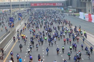 Photos: Dubai Ride 2025 kicks off on Sheikh Zayed Road with thousands of participants