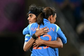 Harmanpreet Kaur, Smriti Mandhana emotional as India Clinch Maiden Women’s World Cup