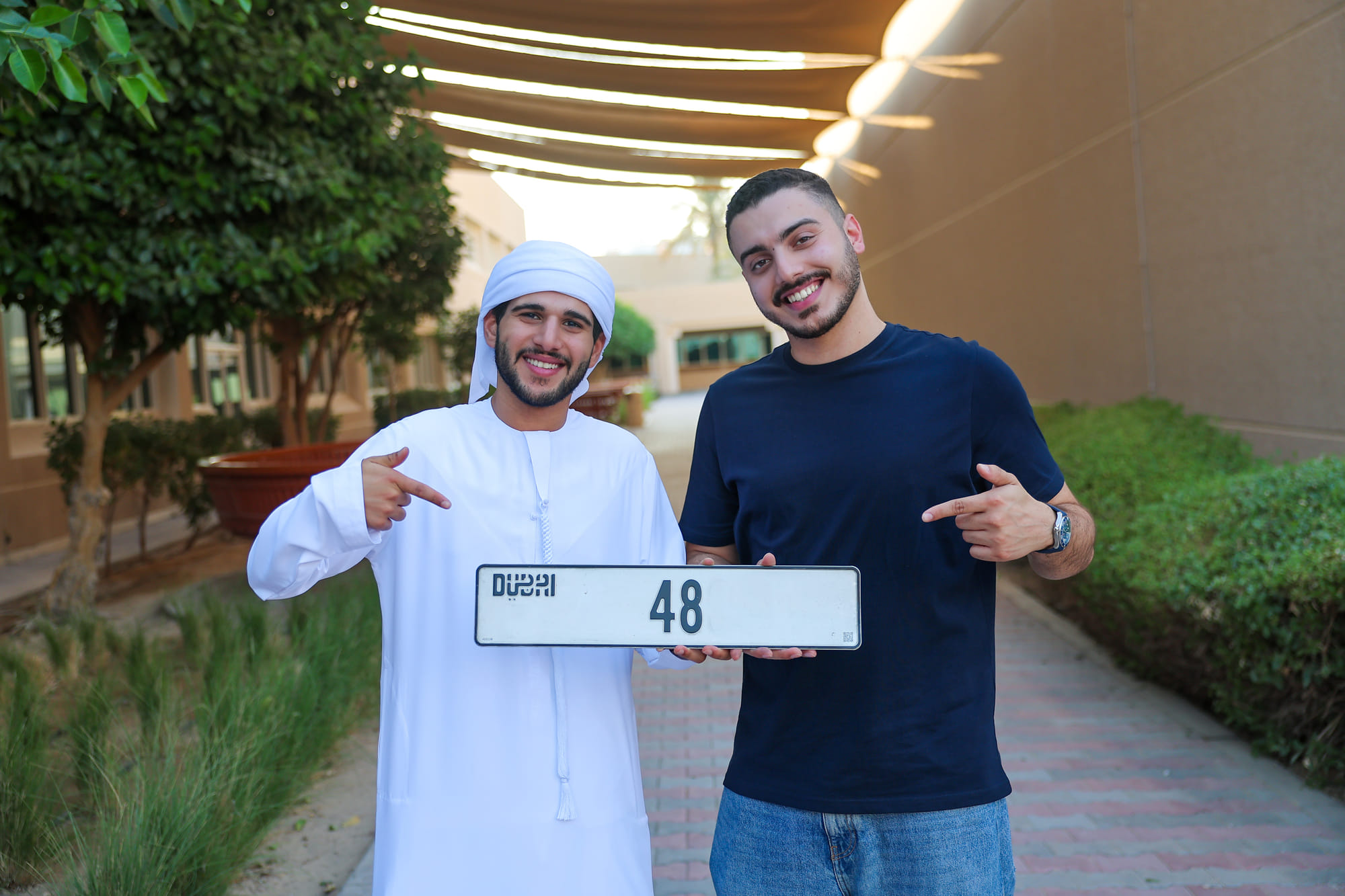 Ahmed Al Nasser and Hassan Shehada, founders of PlatePros. 