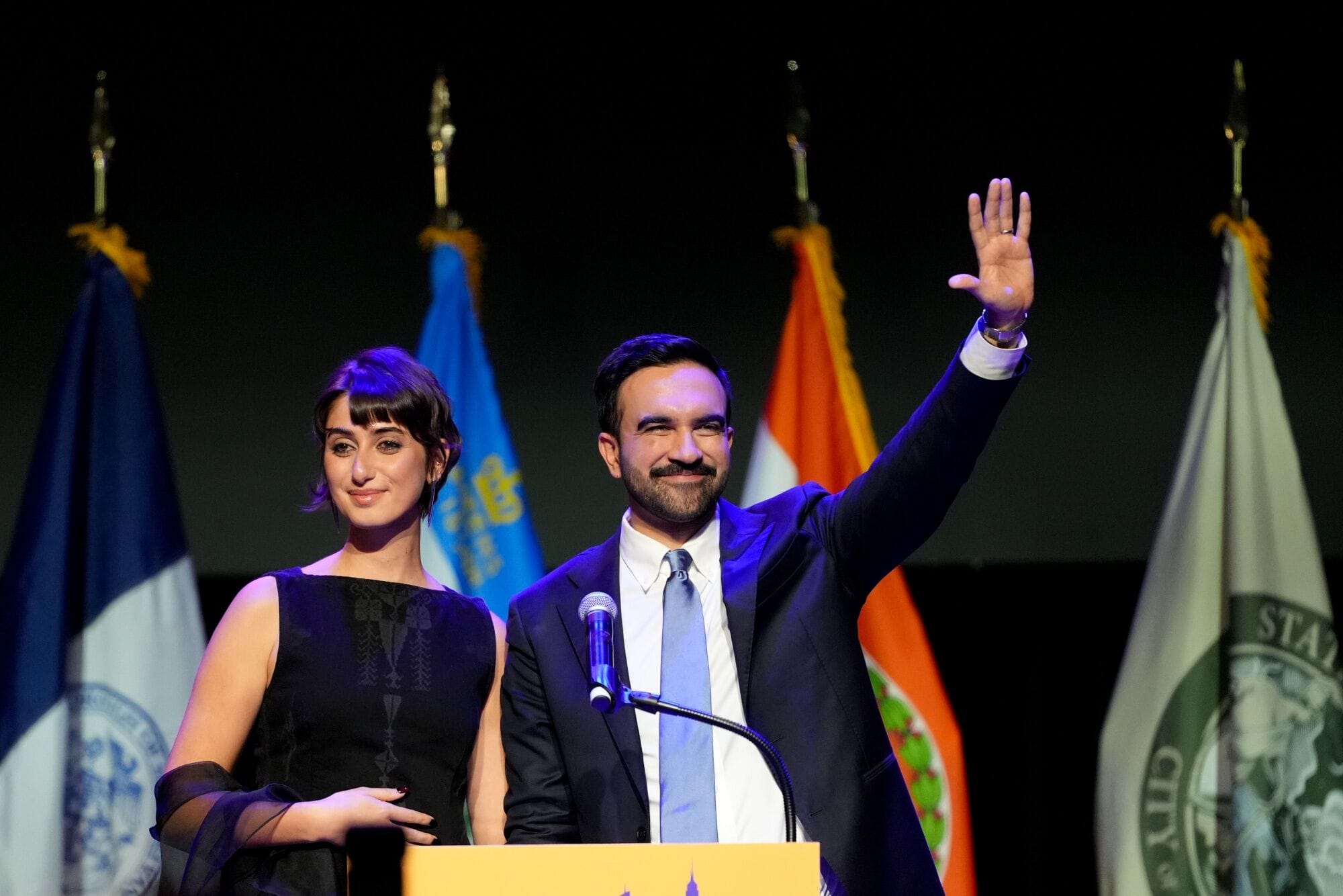 Zohran Mamdani and Rama Duwaji