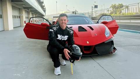 Watch: Rory McIlroy enjoys thrill of speed at Yas Marina Circuit