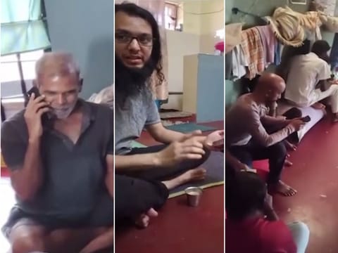 A viral video shows inmates allegedly using mobile phones inside a high-security prison in Bengaluru, India. 