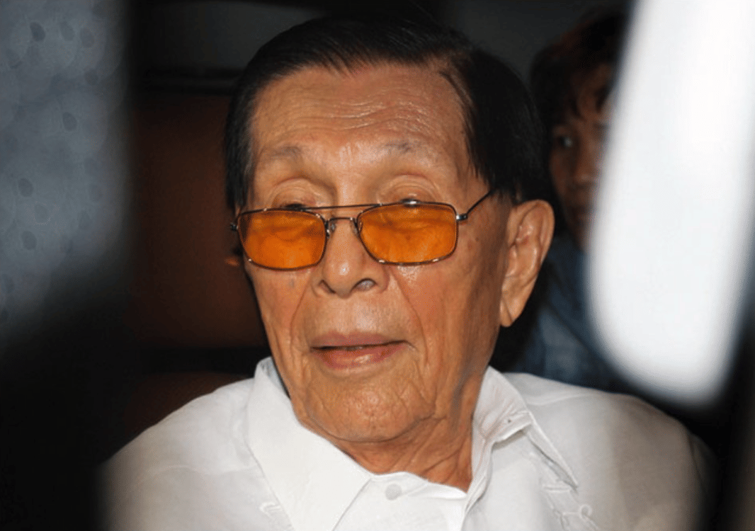 Filipino politician and former Senate President Juan Ponce Enrile has died at the age of 101.