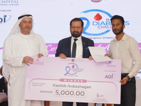 Indian expat Karthik Anbazhagan from Dubai emerged as the top winner in the male category.
