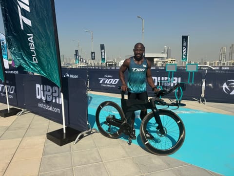 100 triathlons in 100 days: Dubai-based Souleymane’s incredible feat