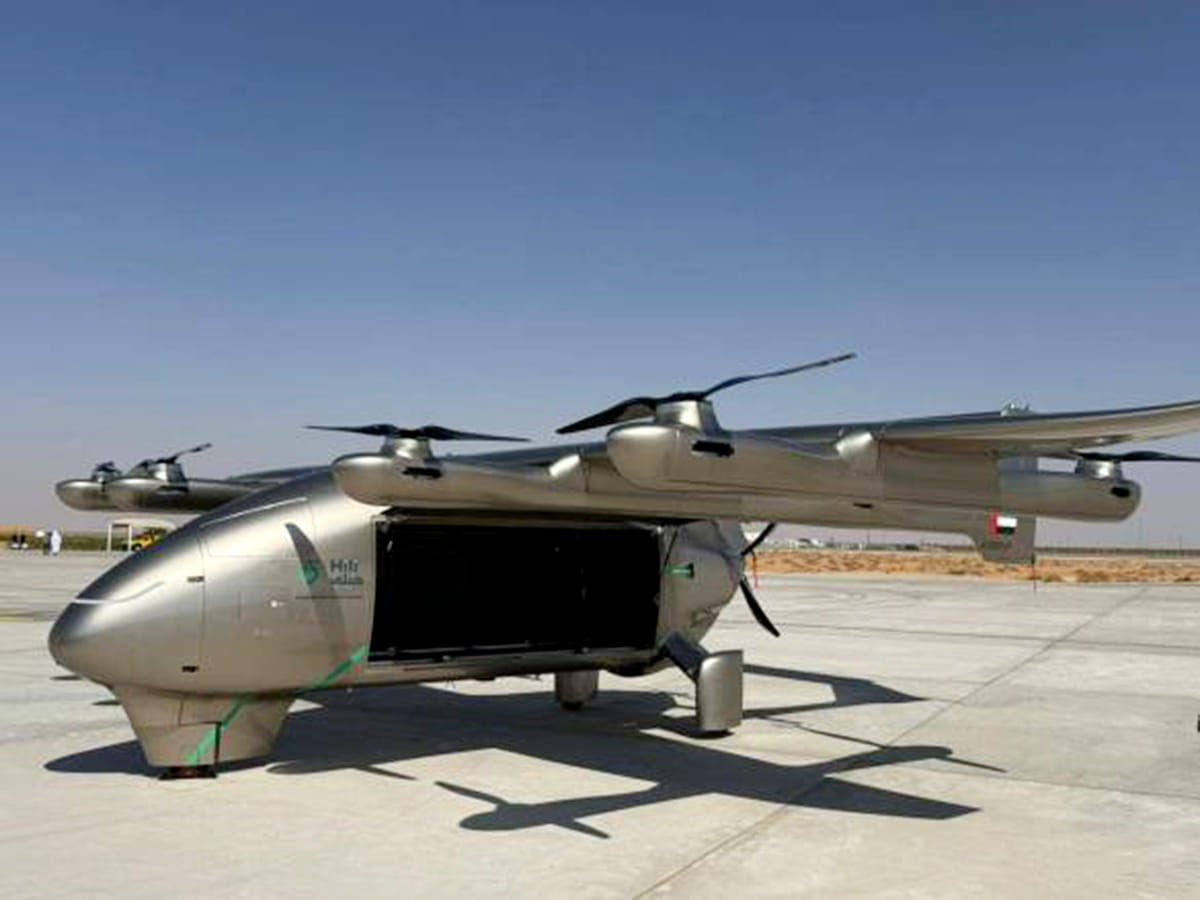 The aircraft can fly 700km and carry up to 250kg of cargo.