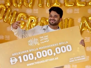 Here’s how UAE’s Dh100 million lottery winner Anilkumar Bolla will get his money