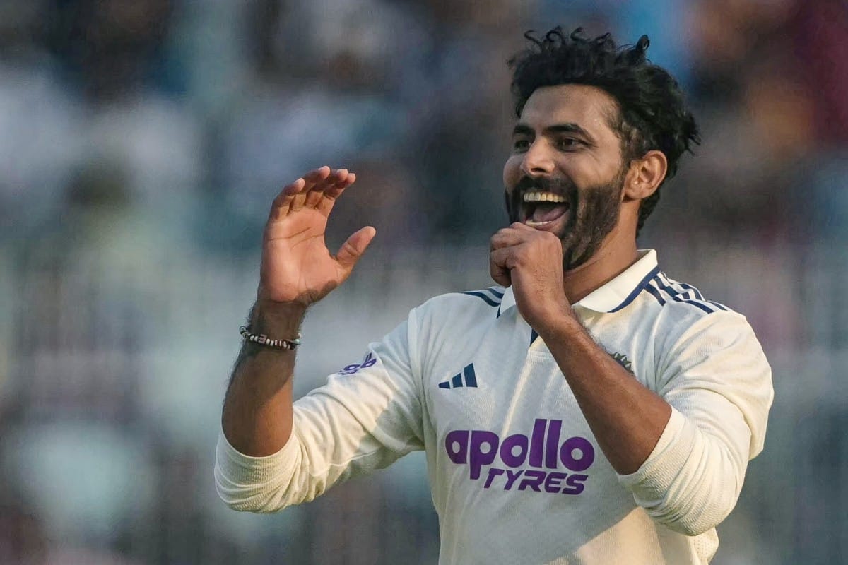 India's Ravindra Jadeja 