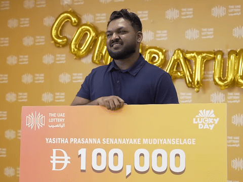 From Dh100 to Dh100K and eyeing Dh100m: Sri Lankan expat lives the UAE Lottery dream