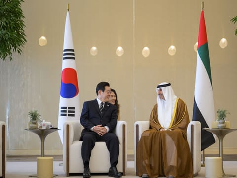 President of Republic of Korea arrives in UAE on state visit