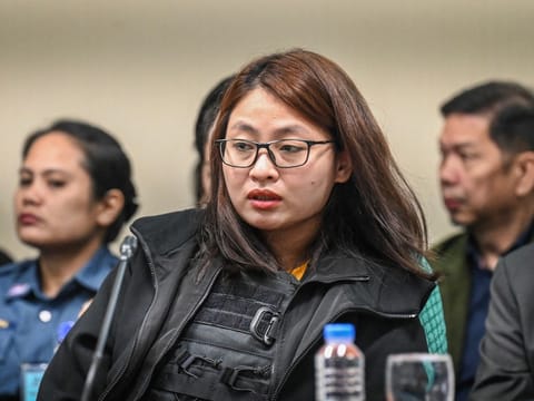 Alice Guo, former mayor of Bamban in Philippines' Tarlac province, on  September 9, 2024