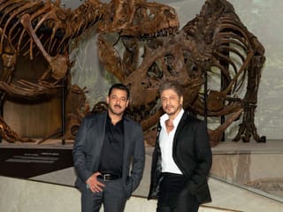 Shah Rukh Khan and Salman Khan stun fans with surprise visit to Natural History Museum Abu Dhabi