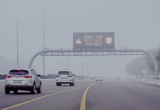 Dense fog in UAE: Red and yellow alerts issued, speed limits lowered for safety