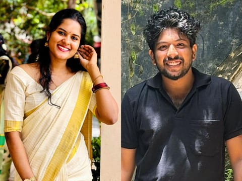 Kerala couple Avani and Sharon in happier days before the accident