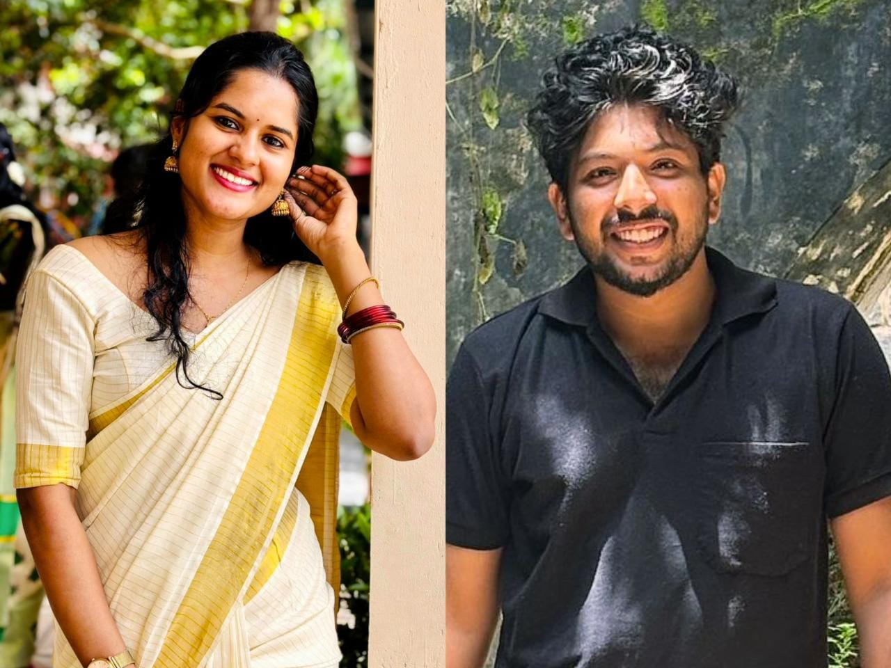 Kerala couple Avani and Sharon in happier days before the accident