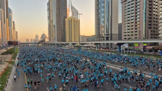 Video: Sheikh Hamdan thanks 307,000 people for Dubai Run 