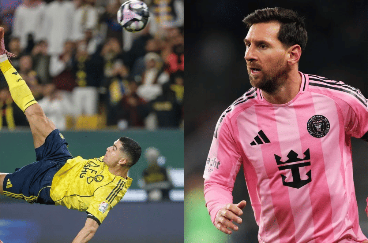 Ronaldo with a bicycle kick at 40 and Messi has reached 1300 goal contributions