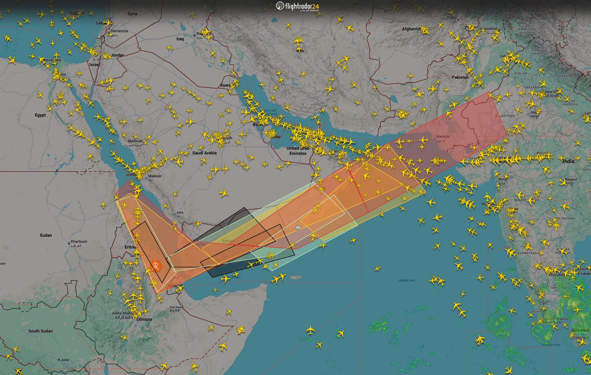 Airlines suspend services and reroute flights as high-altitude plume spreads across northern skies