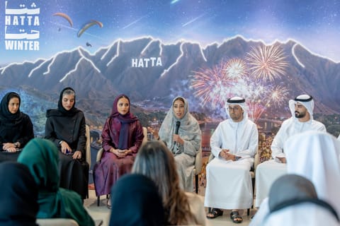 Brand Dubai, the creative arm of the Government of Dubai Media Office, during the launch of the second edition of Hatta Winter. 